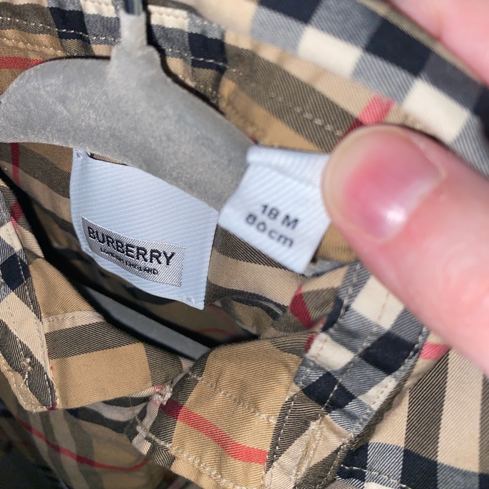 Toddler Burberry button down - Picture 5 of 6